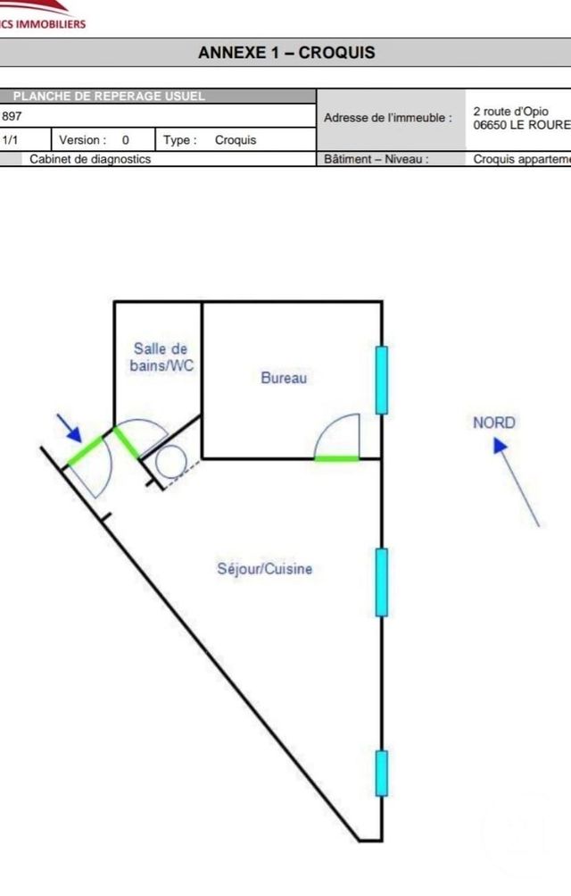 Afficher la photo en grand Appartement F1 bis à vendre - 2 pièces - 23.0 m2 - LE ROURET - 06 - PROVENCE-ALPES-COTE-D-AZUR - Century 21 Visa Immobilier